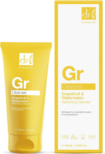 Dr Botanicals Grapefruit & Watermelon Facial Cleanser - 30Ml | Including Vitamins & Essential Fatty Acids That Nourish, Protect & Balance Your Skin