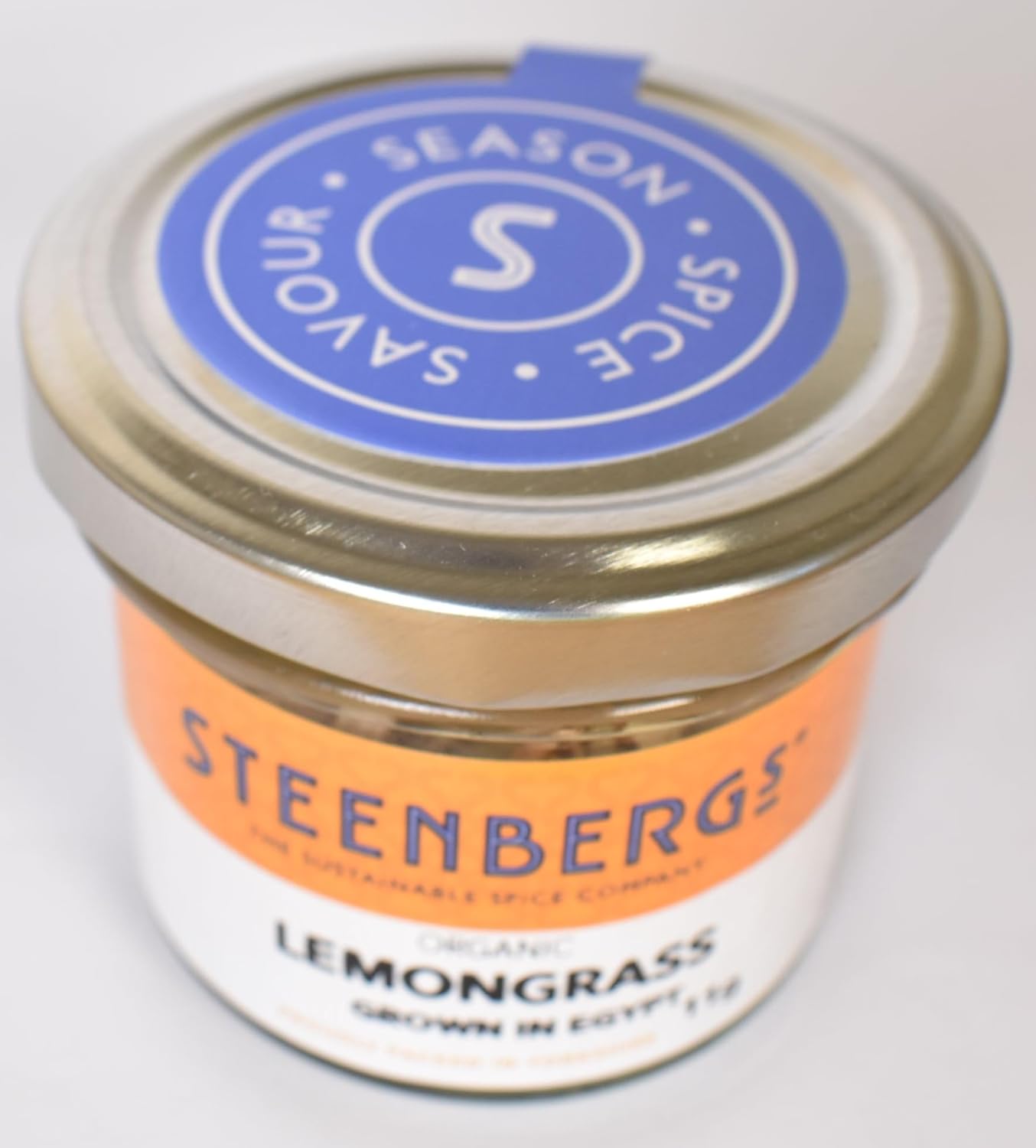 Steenbergs Organic Lemongrass Dried Herb Standard Jar 11G