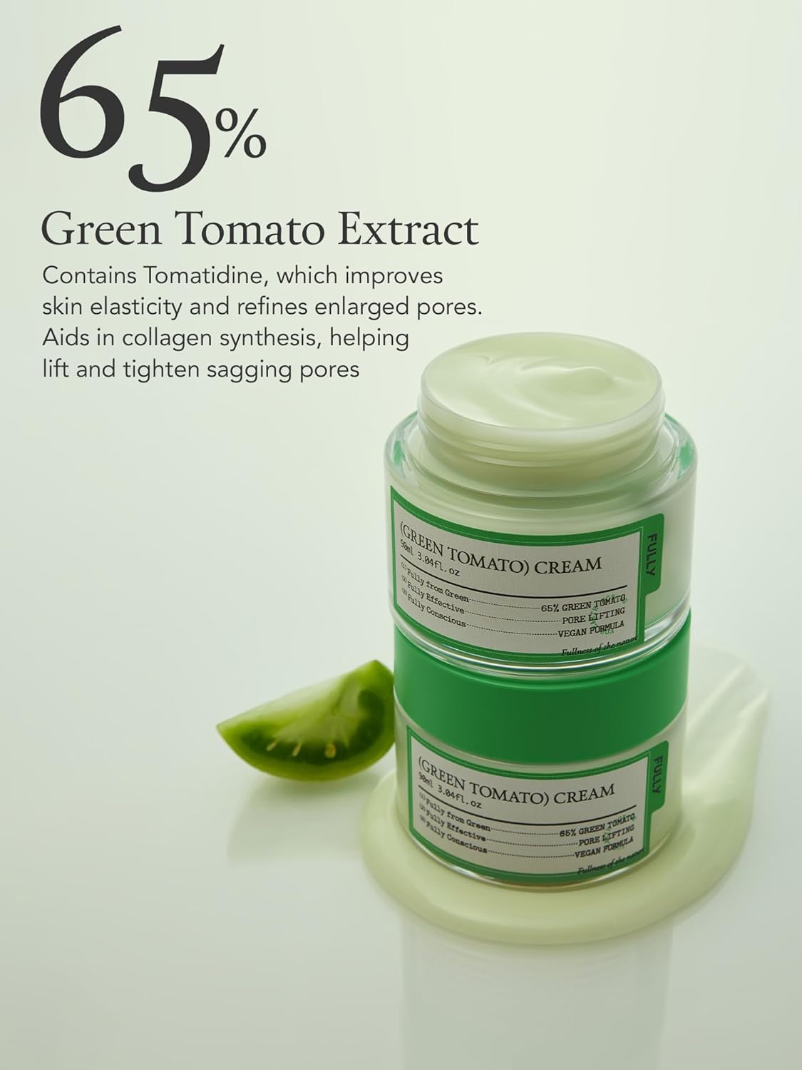 Fully Green Tomato Pore Care Starter Kit Elasticity Boosting, Skin Moisturization, Soothing, Pore Minimizing Set