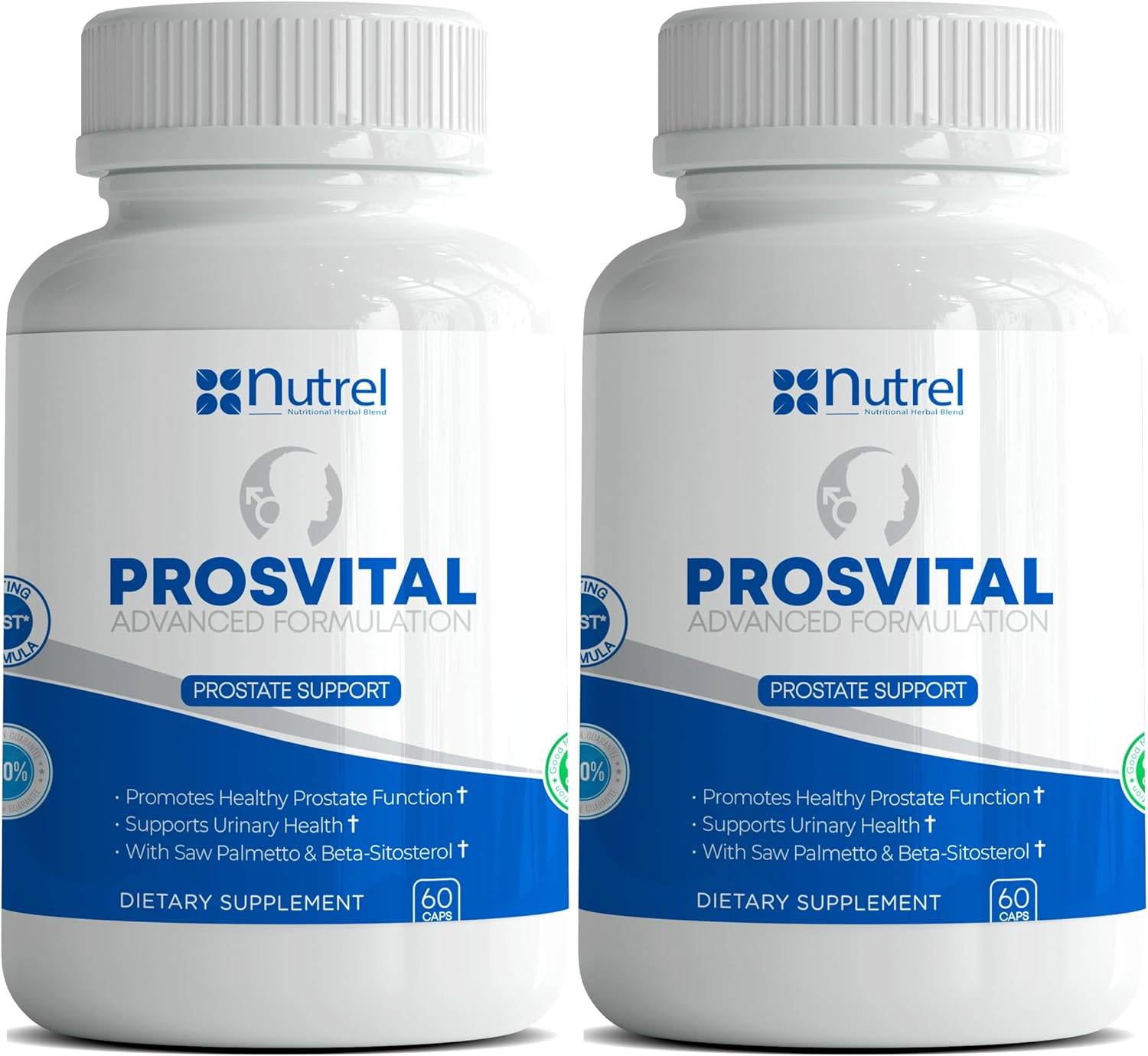 Generic Nutrel Prosvital, Prostate Supplement For Men, 60 Capsules, Saw Palmetto And Beta Sitosterol, Promote Prostate Wellness : Health & Household