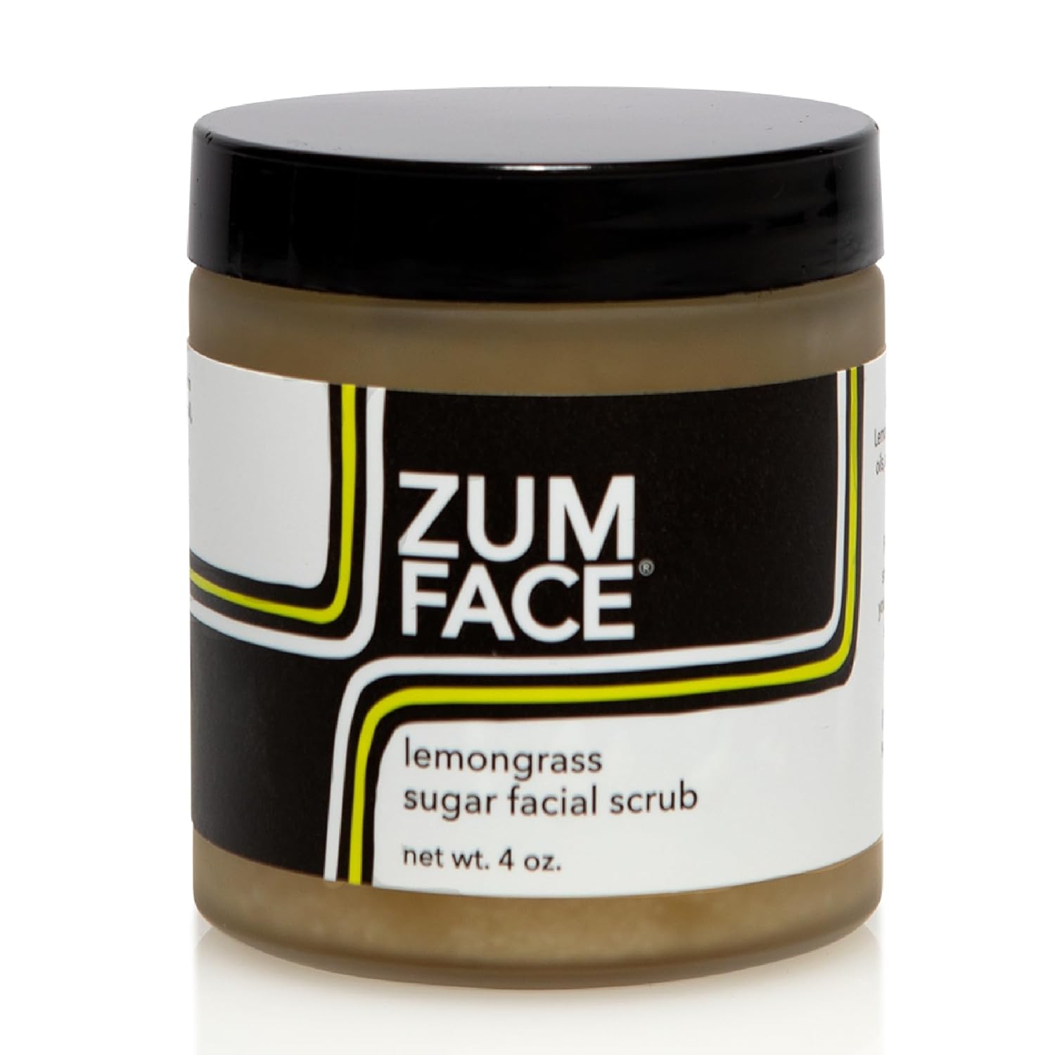 Indigo Wild Zum Face Sugar Facial Scrub - Natural Sugar Scrub - Soothing Facial Exfoliator With Jojoba Oil, Coconut Oil & Olive Oil - Lemongrass - 4 Oz