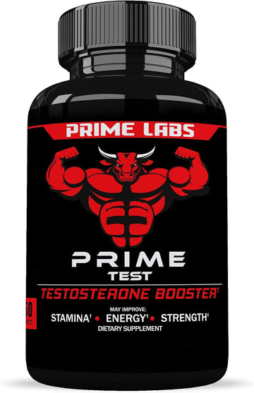 Prime Labs - Men'S Testosterone Booster - Stamina, Endurance, & Strength Booster - 60 Caplets