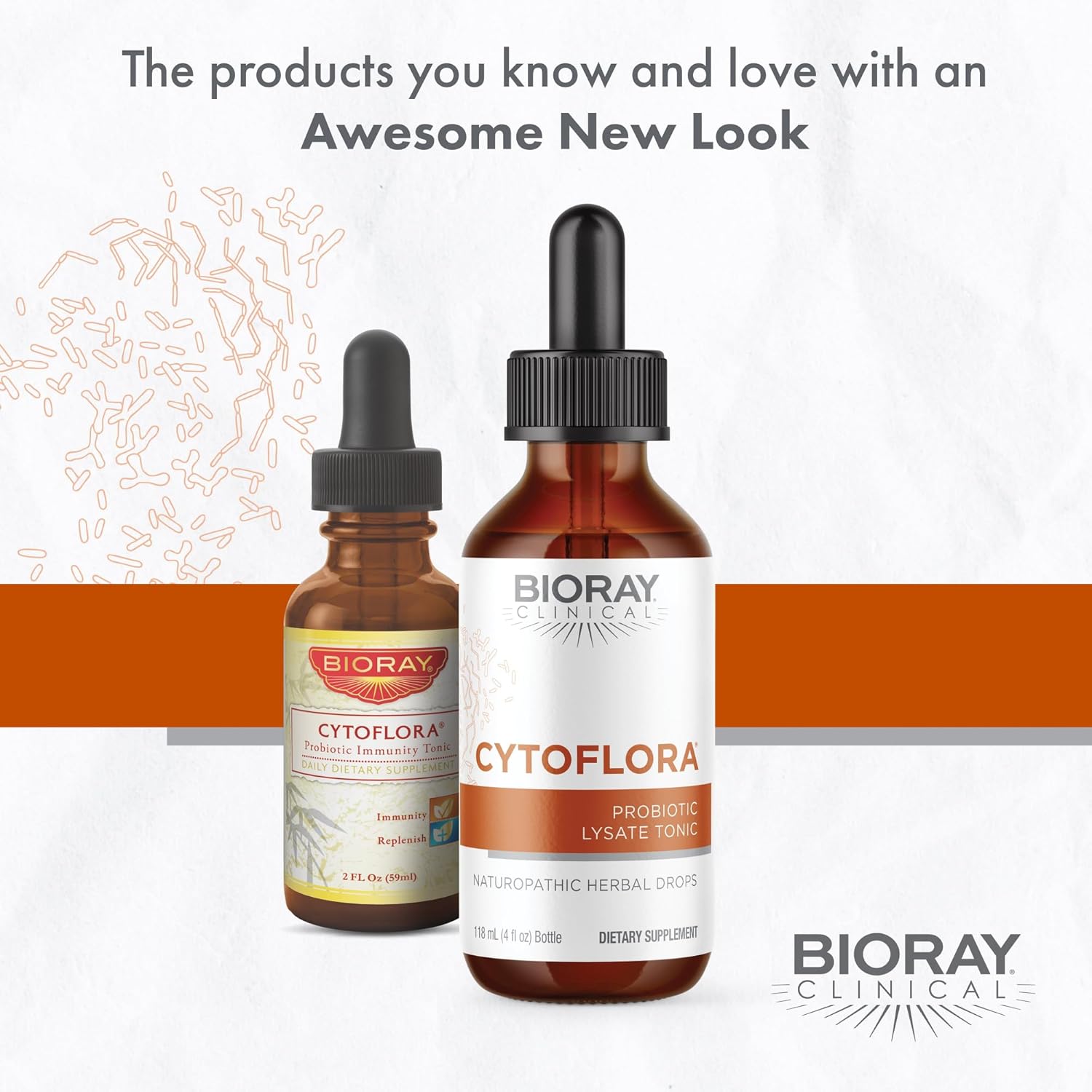 Bioray Professional Cytoflora - 4 Fl Oz - Probiotic Immunity Tonic - Improves Bowel & Gut Function - Non-Gmo, Vegetarian, Gluten Free : Health & Household