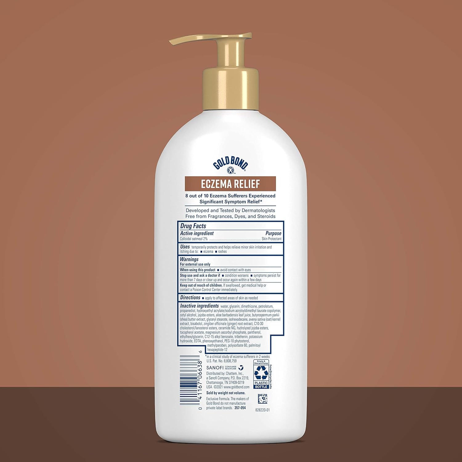 Gold Bond Medicated Eczema Relief Skin Protectant Lotion, 14 oz., With 2% Colloidal Oatmeal : Health & Household