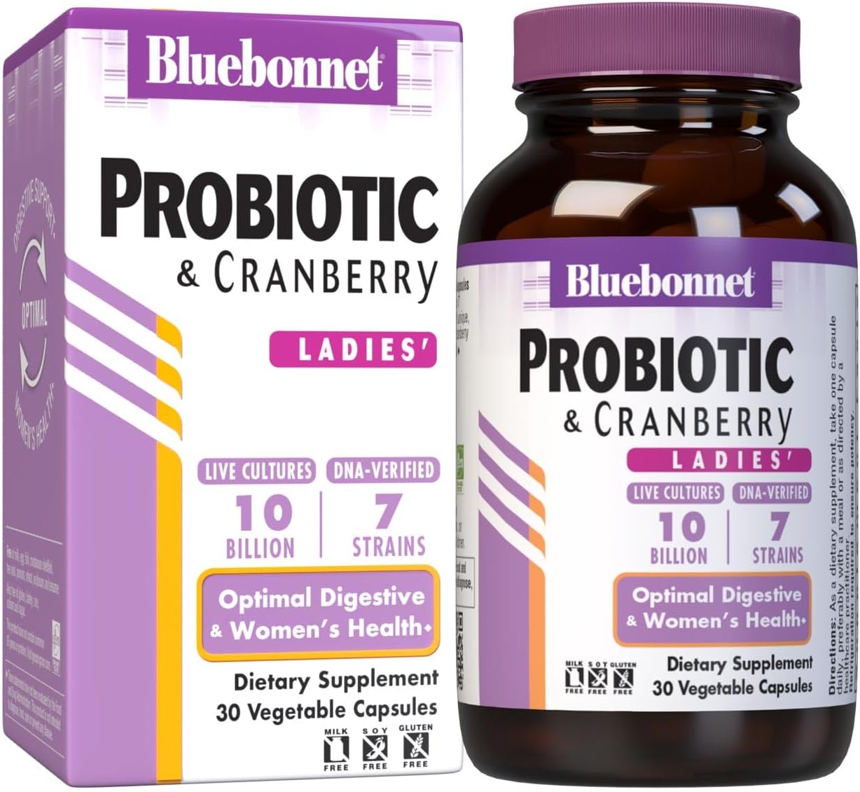 Bluebonnet Nutrition, Advanced Choice Ladies Daily Probiotic, 30 Count : Health & Household