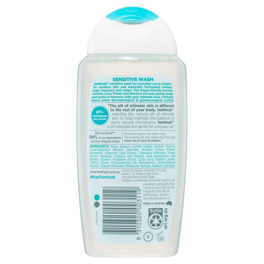 Femfresh Sensitive Wash 250Ml