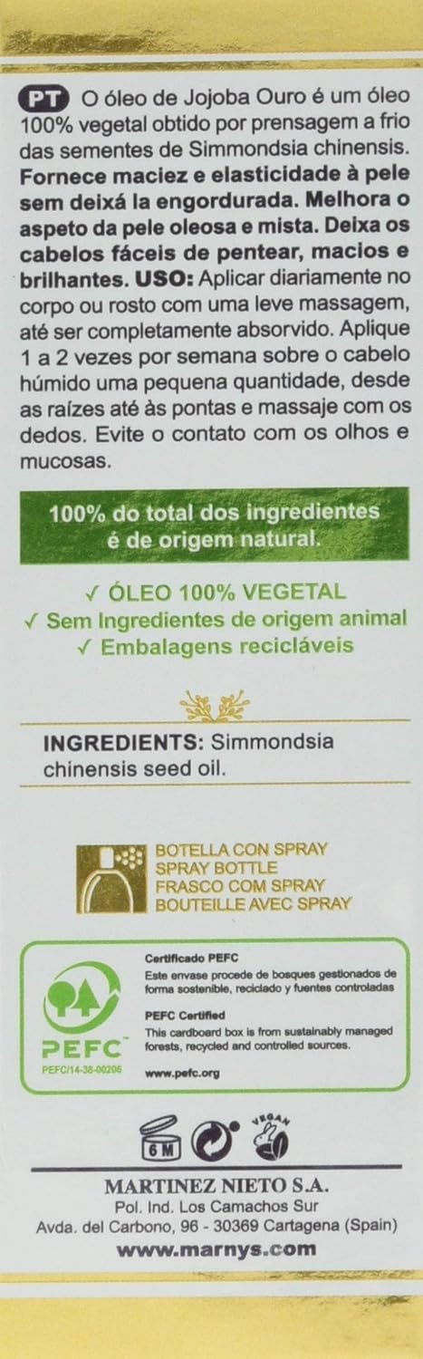 Marny'S Jojoba Oil Spray 50Ml