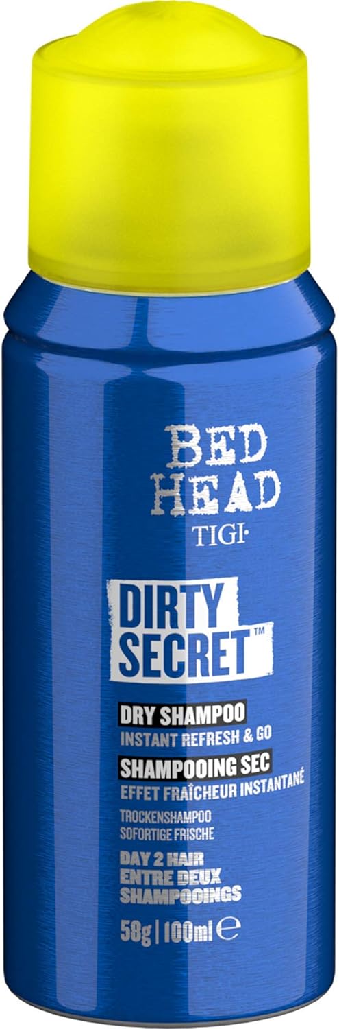 Bed Head By Tigi - Dirty Secret Dry Shampoo - Instant Hair Refresh- For Oily And Greasy Hair - Travel Size - 100 Ml