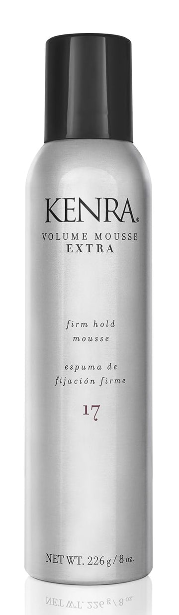 Kenra Volume Mousse Extra 17 | Firm Hold Mousse | Alcohol Free | Non-Drying, Non-Flaking Lightweight Formula | Tames Frizz & Conditions |Thermal Protection Up To 450F| All Hair Types
