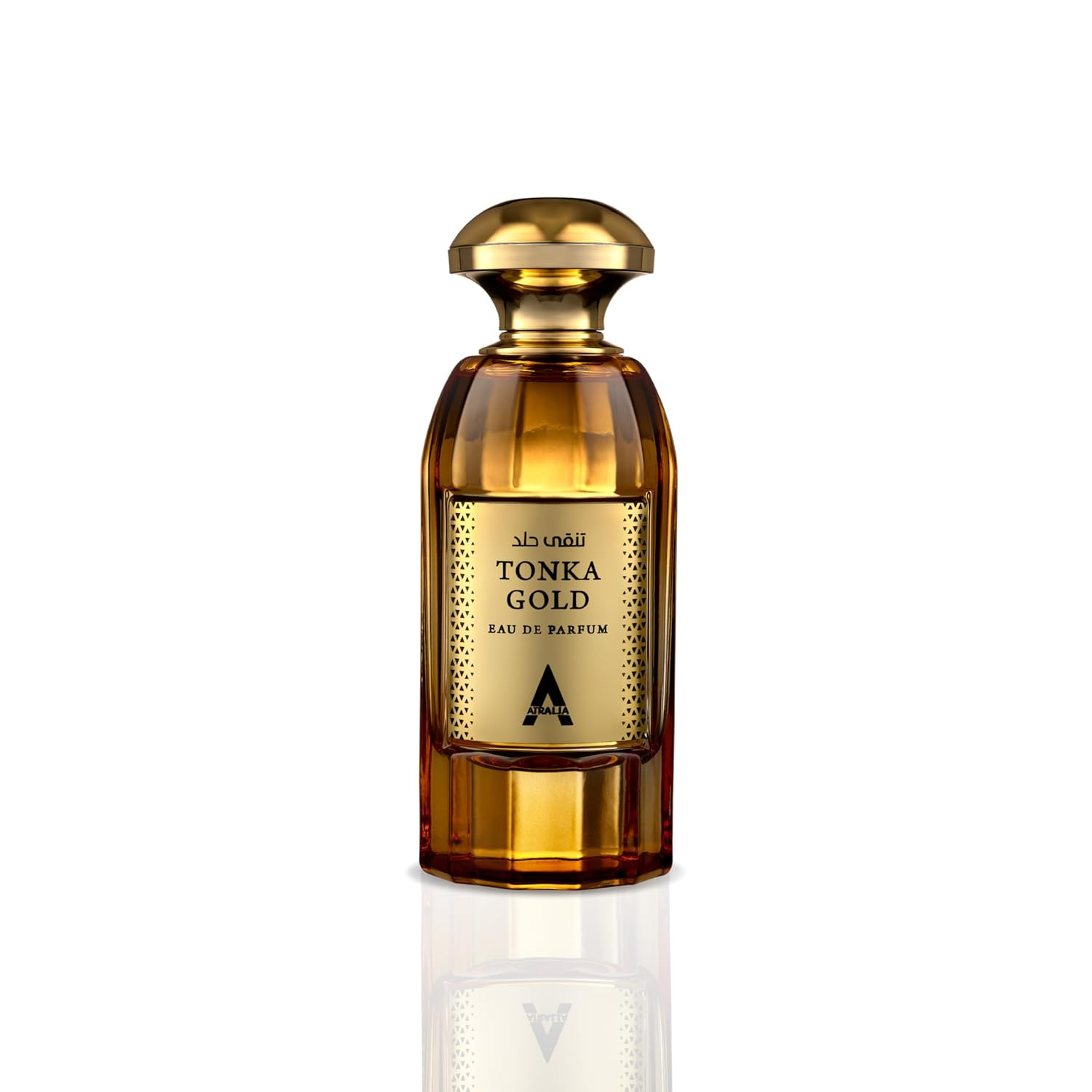 Tonka Gold Eau De Parfum Unisex 100Ml 3.4Oz - Luxurious And Long Lasting Fragrance With Top Notes Of Cognac, Cinnamon And Plum