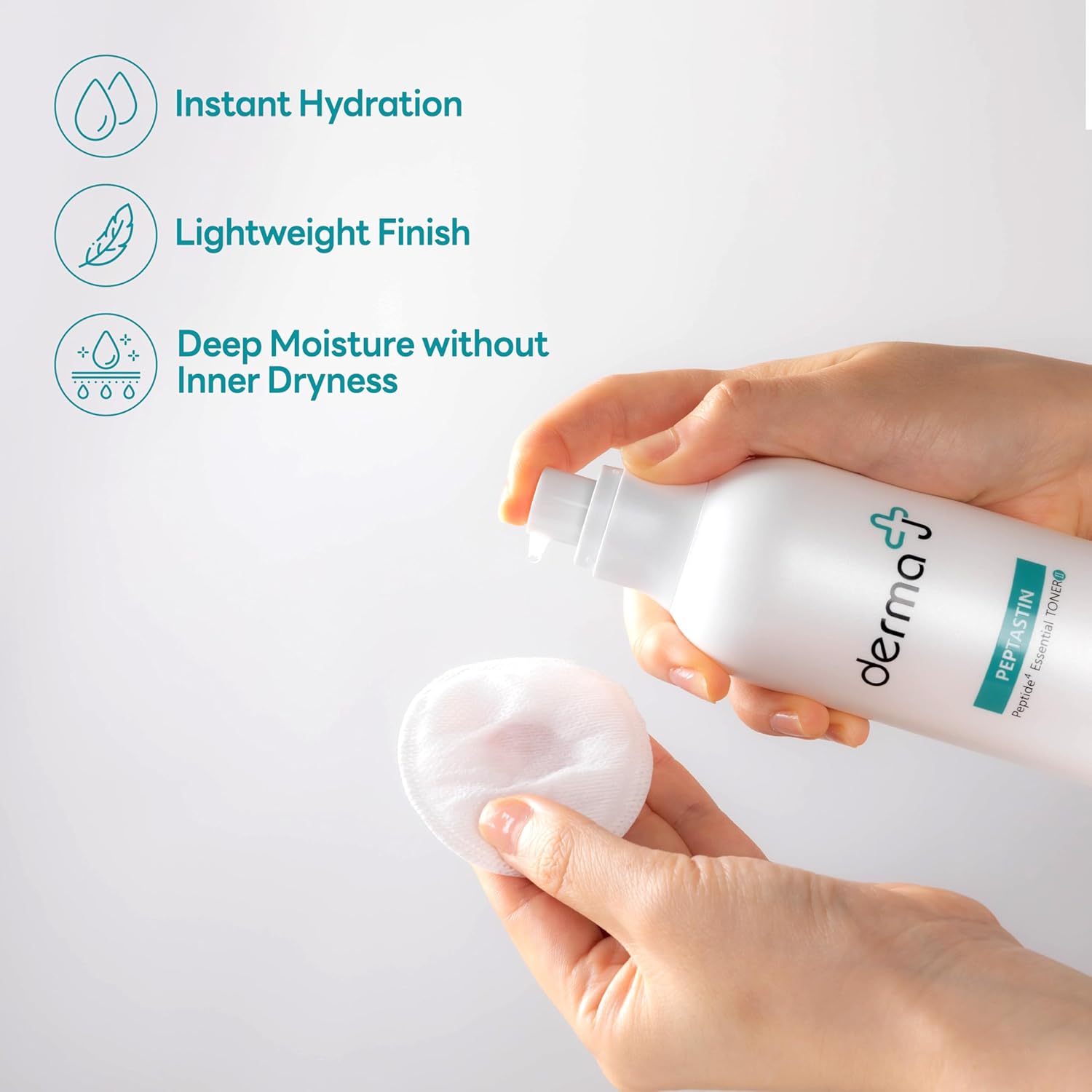 Derma J Premium Facial Toner: Formulated With Collagen-Boosting Peptides, Dermatologist-Tested For Moisturizing, Anti-Aging, And Calming Effects - Ideal For Dry/Sensitive Skin (4.73 Oz) : Beauty & Personal Care