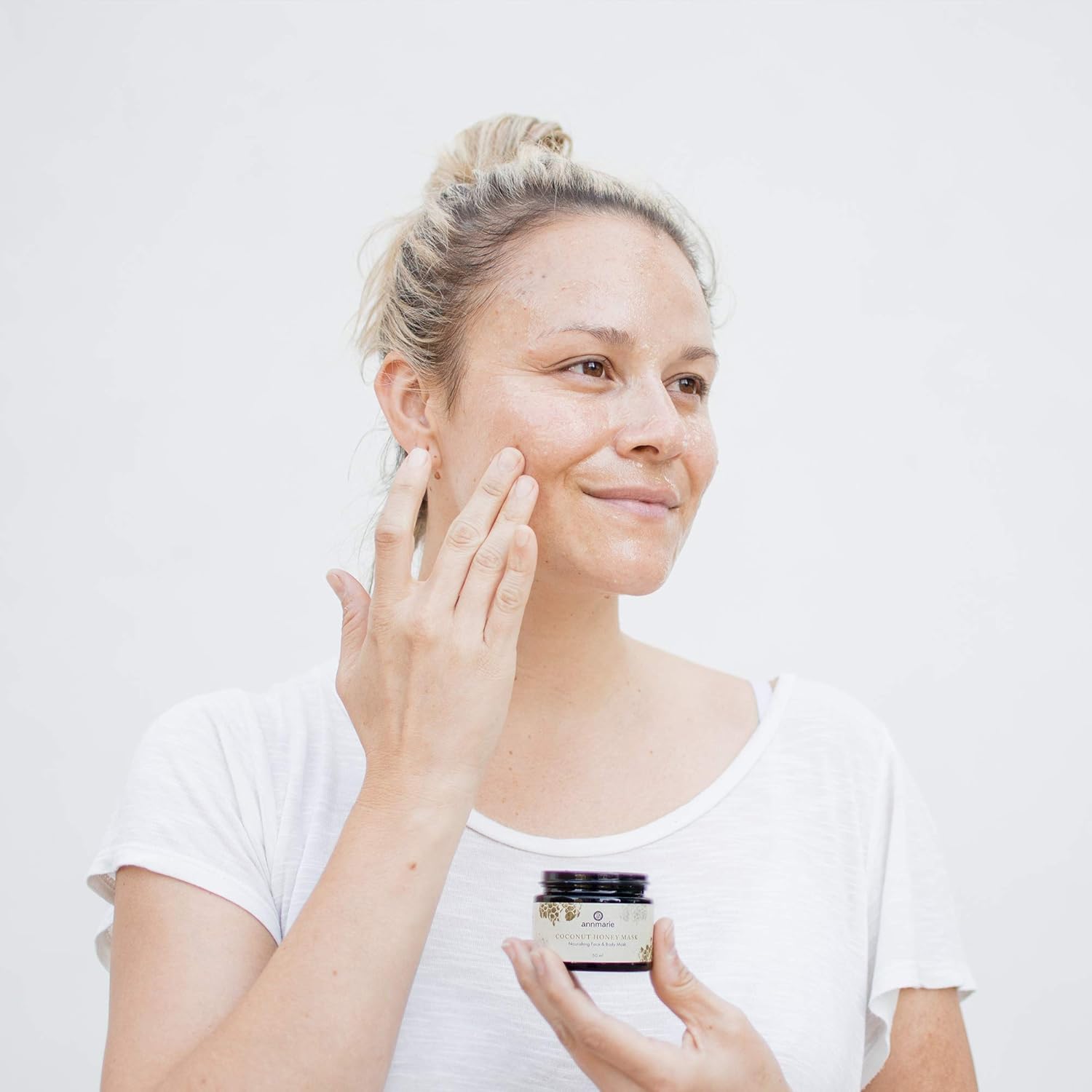Annmarie Skin Care Coconut Honey Mask - With Extra Virgin Coconut Oil & Mountain Wildflower Honey, Moisturizing & Exfoliating Mask For Dull, Dry & Sun-Damaged Skin, All Skin Types (50Ml, 1.7 Fl Oz) : Facial Masks : Beauty & Personal Care