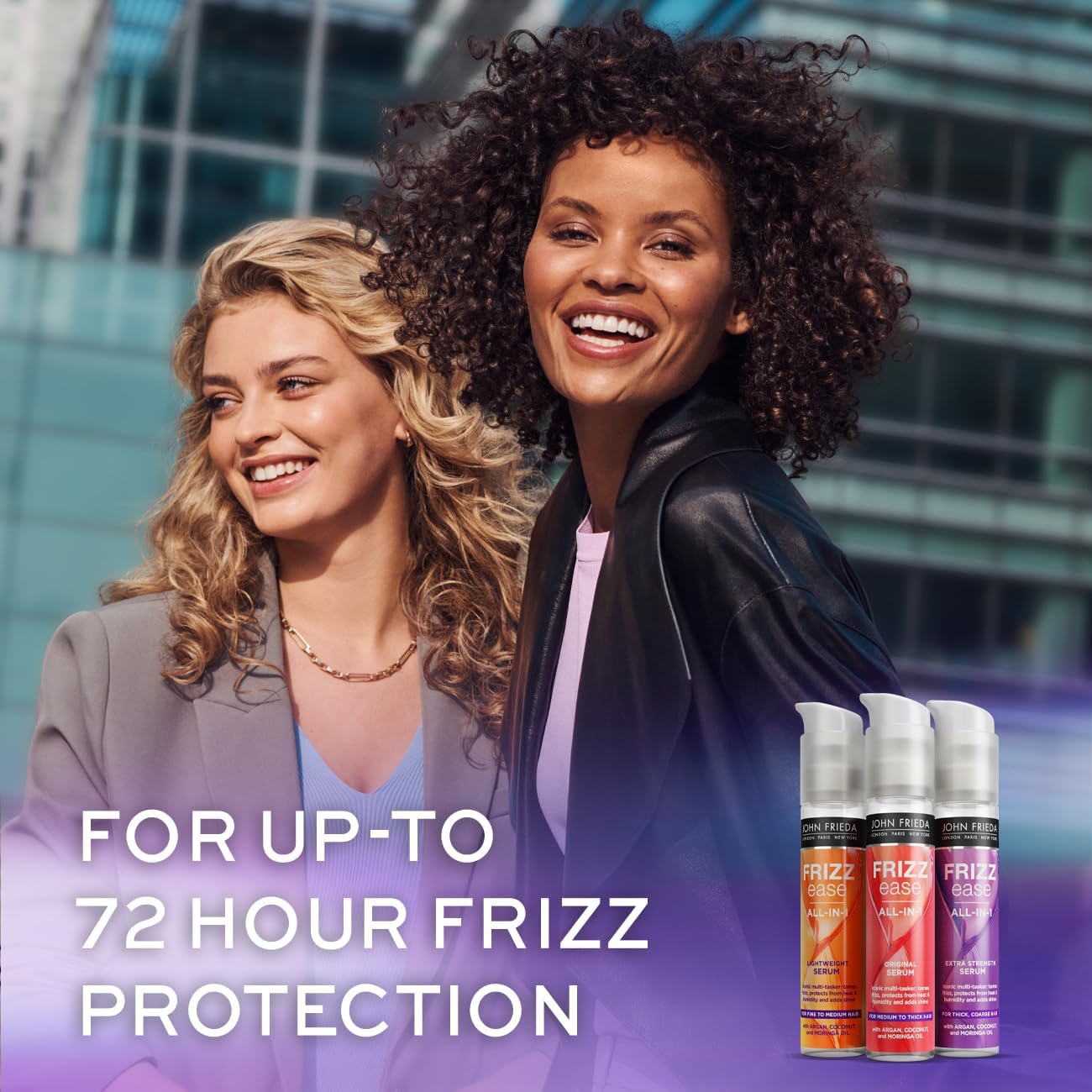 John Frieda Frizz Ease All-in-1 Extra Strength Serum 50ml for Thick Coarse Hair (Pack of 2) : Amazon.co.uk: Beauty