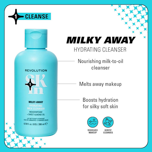 Revolution Skin, Magic Make Up Melt Squalane & Oat Soothing Cleansing Balm, Removes Waterproof Makeup, For All Skin Types, Vegan & Cruelty-Free, 150Ml
