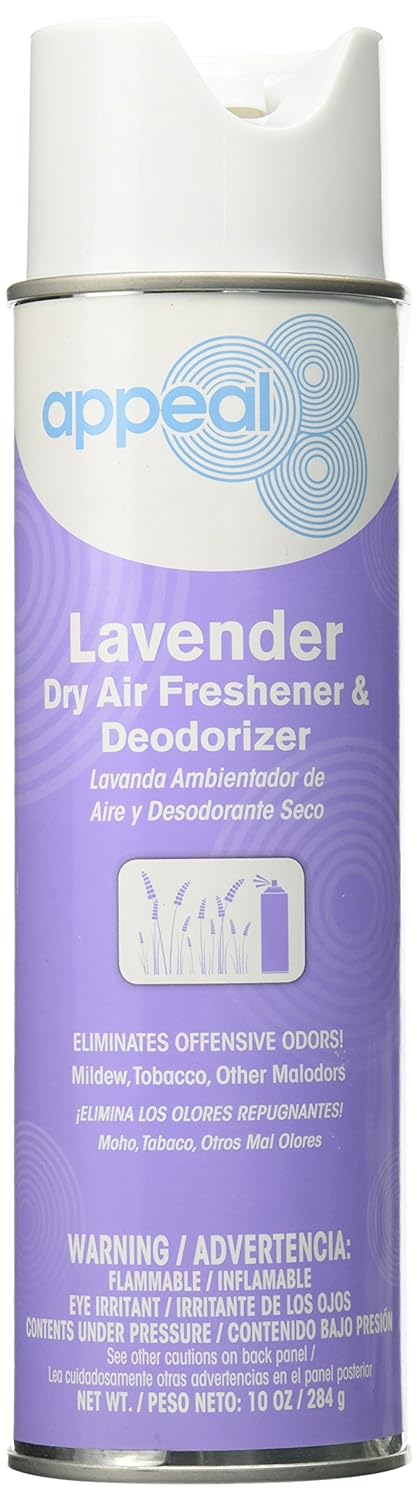 Appeal APP12739 Handheld Dry Air Freshener, Yellow, Lavender Scent, 20 oz