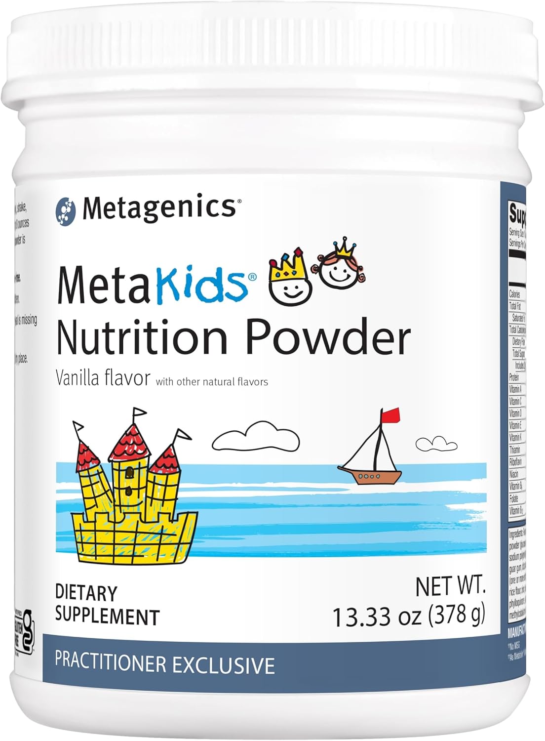 Metagenics Metakids Nutrition Powder - Nutritional Support For Children’S Health* - Vanilla - 13.33 Oz - 14 Servings