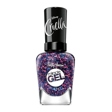 Sally Hansen Miracle Gel And Disney’S Cruella Collection, 865 No To Conformity, 0.5 Fl Oz