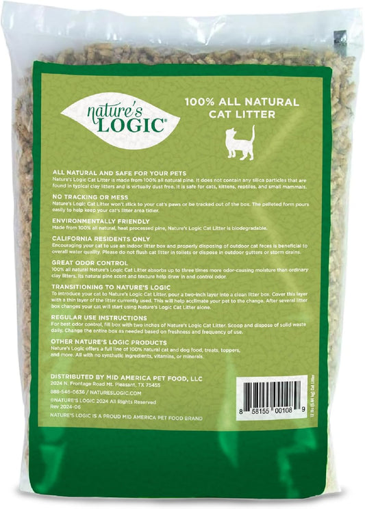 Nature'S Logic All-Natural Cat Litter, 12Lb