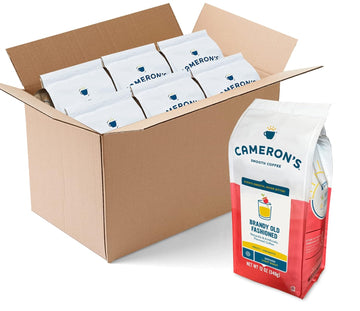 Cameron'S Coffee Brandy Old Fashioned Flavored Ground Coffee, Light Roast, 100% Arabica, 12-Ounce Bag, (Pack Of 6)