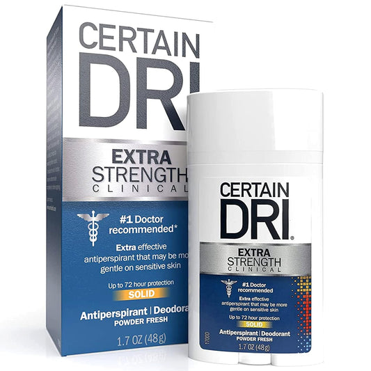 Certain Dri Antiperspirant Solid For Excessive Perspiration-1.7 Oz