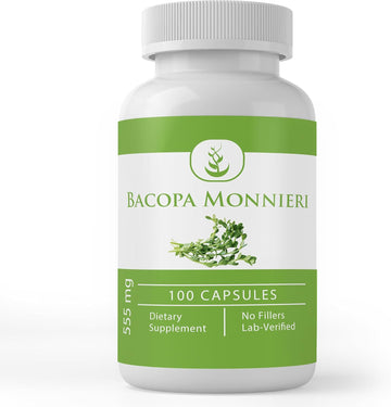 Pure Original Ingredients Bacopa Monnieri, (100 Capsules) Always Pure, No Additives Or Fillers, Lab Verified
