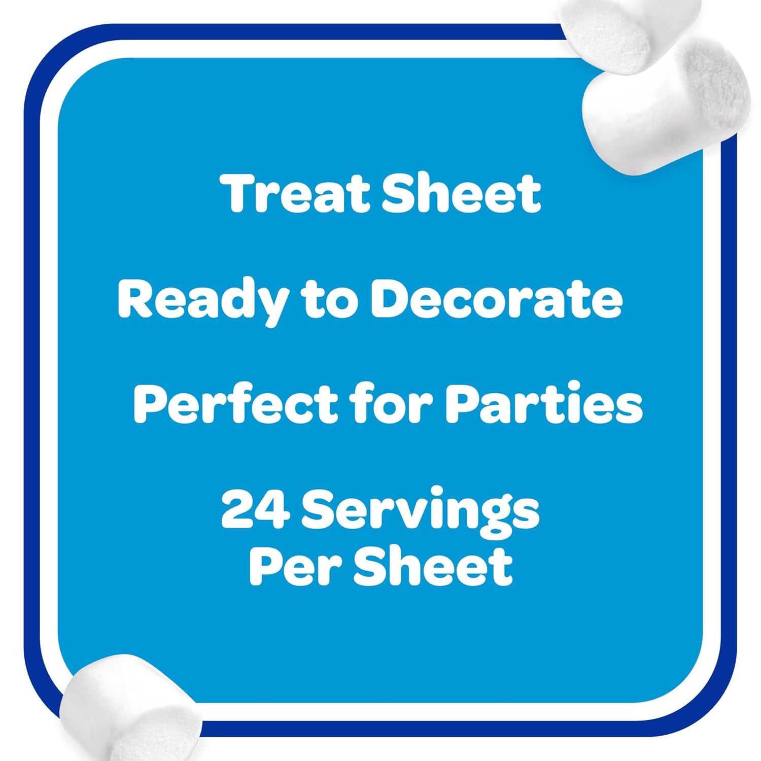 Rice Krispies Treats Marshmallow Snack Sheet, Kids Snacks, Treat Making, Baking Project, Original, 32Oz Sheet (1 Sheet)