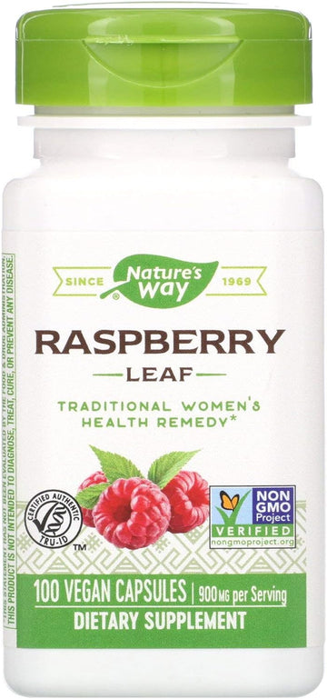 Nature's Way - Red Raspberry Leaves, 450 mg, 100 Capsules