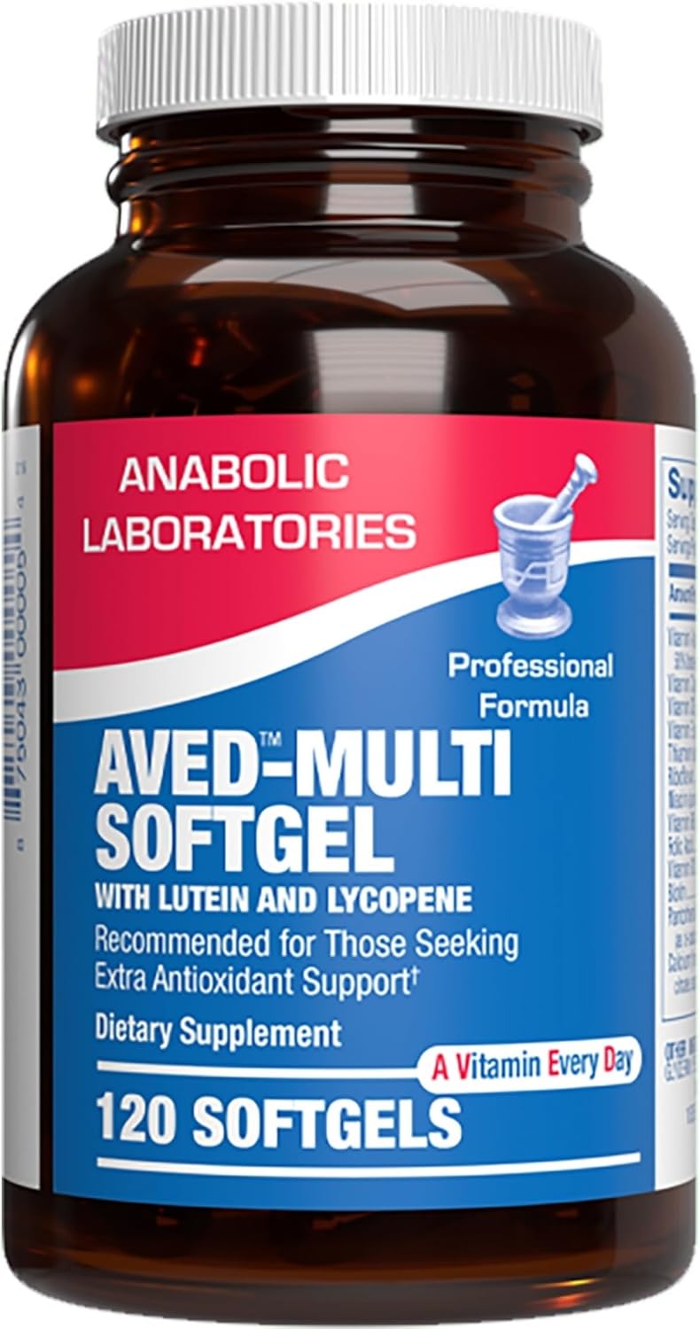 Anabolic Laboratories Daily Multivitamin For Men And Women - 120 Daily Multi Vitamin And Minerals Supplement Softgels For Daily Health (120)