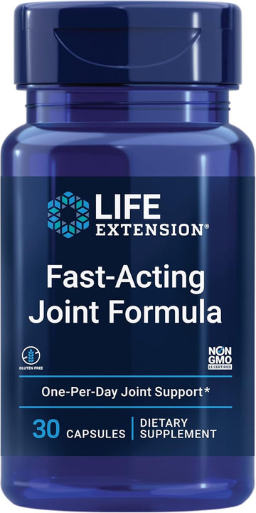 Life Extension Fast-Acting Joint Formula, Keratin, Korean Angelica, Hyaluronic Acid, Joint Discomfort Relief, Non-Gmo, Gluten-Free, 30 Capsules