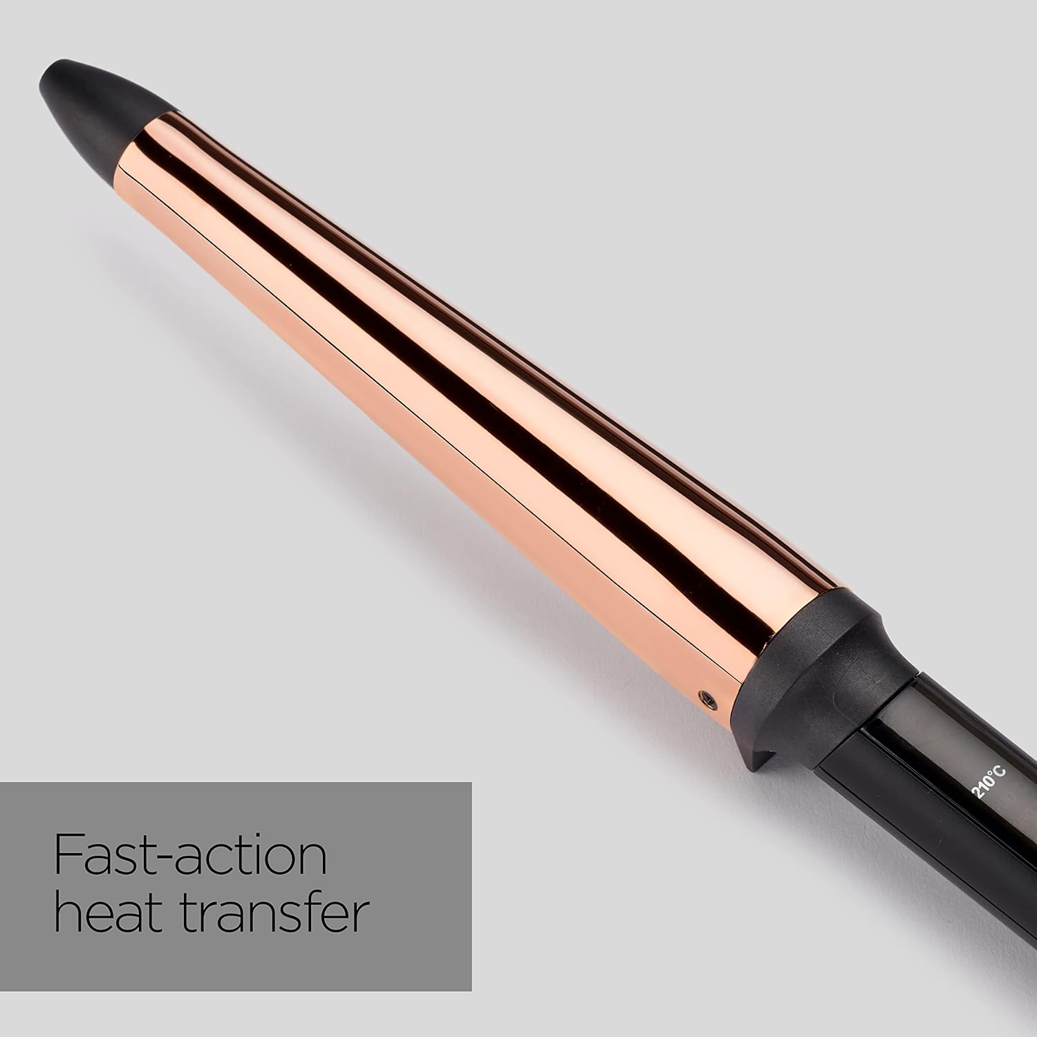 BaByliss Titanium Brilliance Large 32-19mm Conical Curling Wand, Black : Amazon.co.uk: Beauty