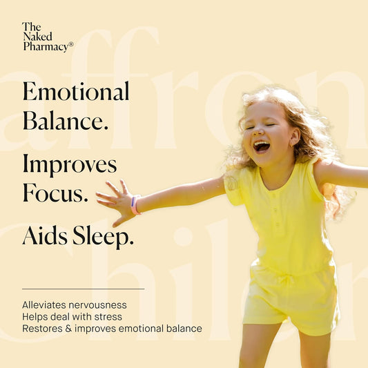 The Naked Pharmacy | Saffrosun Family Bundle | Natural Saffron Supplements For Children & Adults | Vitamin B12 | High Strength | Balance & Fatigue | No Additives | Vegan | 120 Capsules