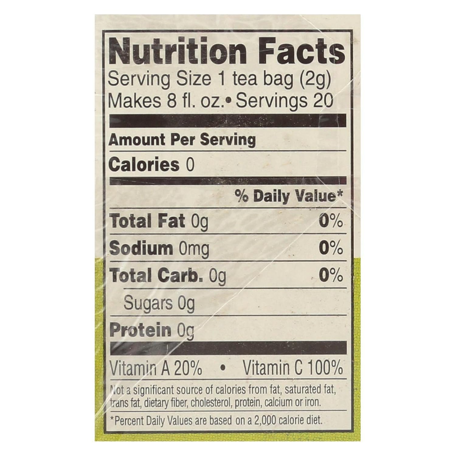 Celestial Seasonings Antioxidant Green Tea Bags 20 Ea (Pack Of 6)