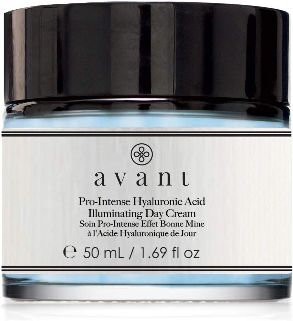 Avant Pro-Intense Hyaluronic Acid Illuminating Day Cream, 50ml - Anti-Aging Moisturizer with Hyaluronic Acid, Sea Water & Jojoba Oil - Anti Age Face Moisturizer for All Skin Types : Amazon.co.uk: Beauty