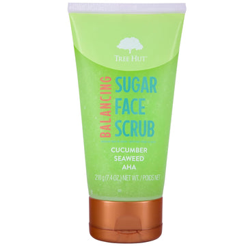 Tree Hut Balancing Face Scrub Cucumber & Seaweed, 7.4 Oz