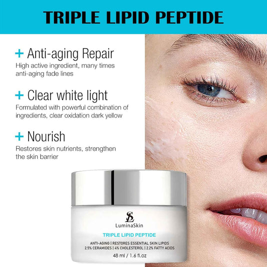 Triple Lipid Peptide - Restore & Fix Mature Skin Advanced Anti-Aging Cream For Radiant, Smooth Skin