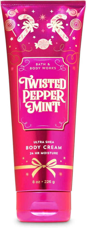 Twisted Peppermint 24 Hour Moisture Ultra Shea Body 8 Oz , 226 G