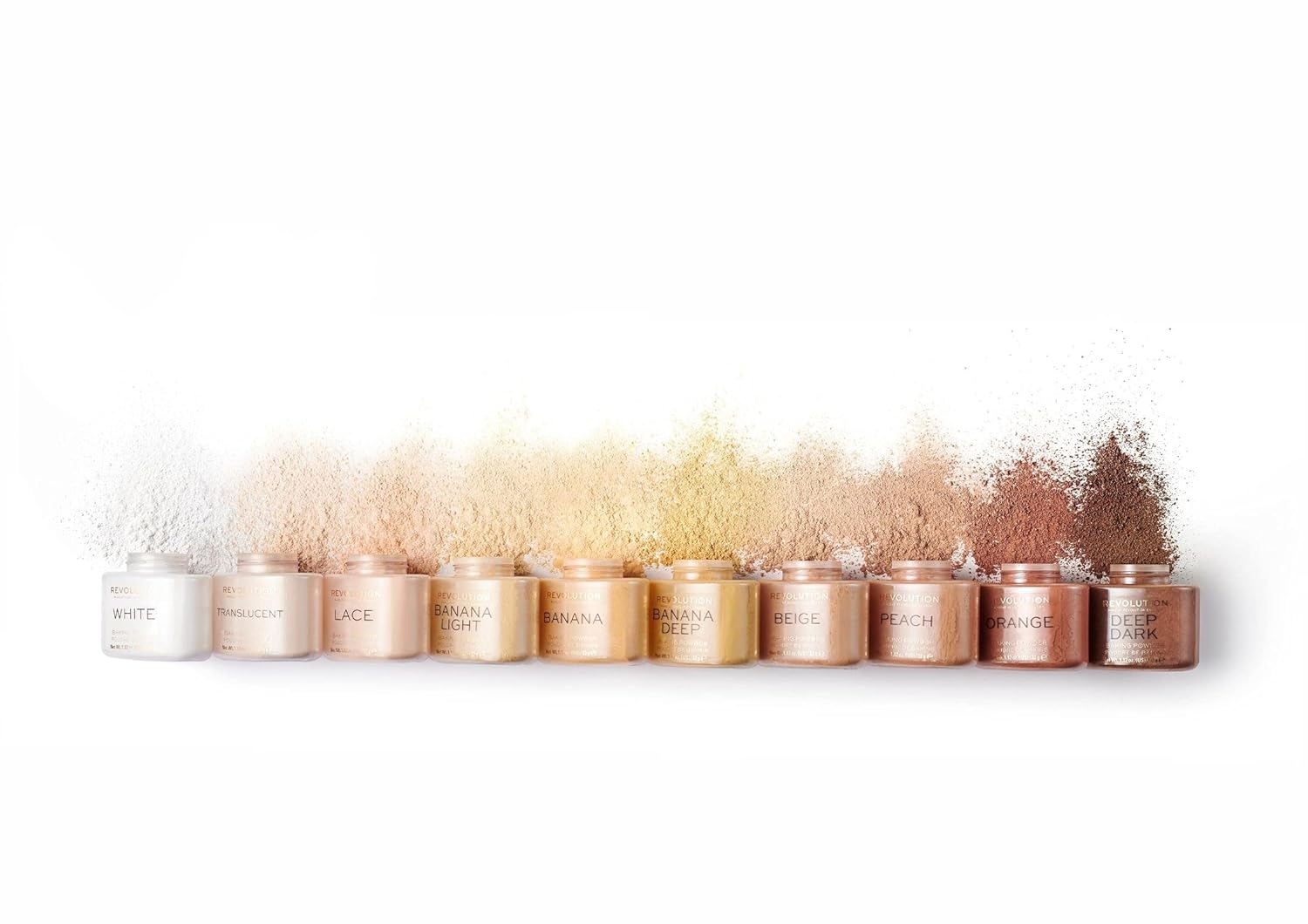Makeup Revolution Loose Baking Powder, Make Up Setting Powder, Long Lasting Coverage, Reduces Shine, For Medium Skin Tones, Banana, 32g : Beauty & Personal Care