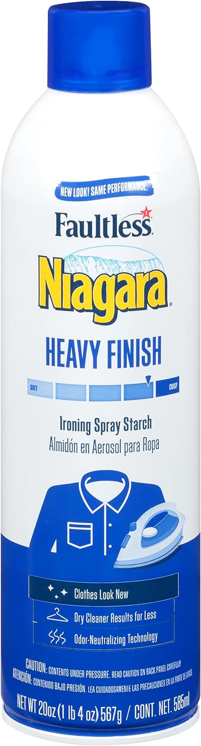 Niagara Niagara Spray Starch Plus, Heavy, 20 Oz