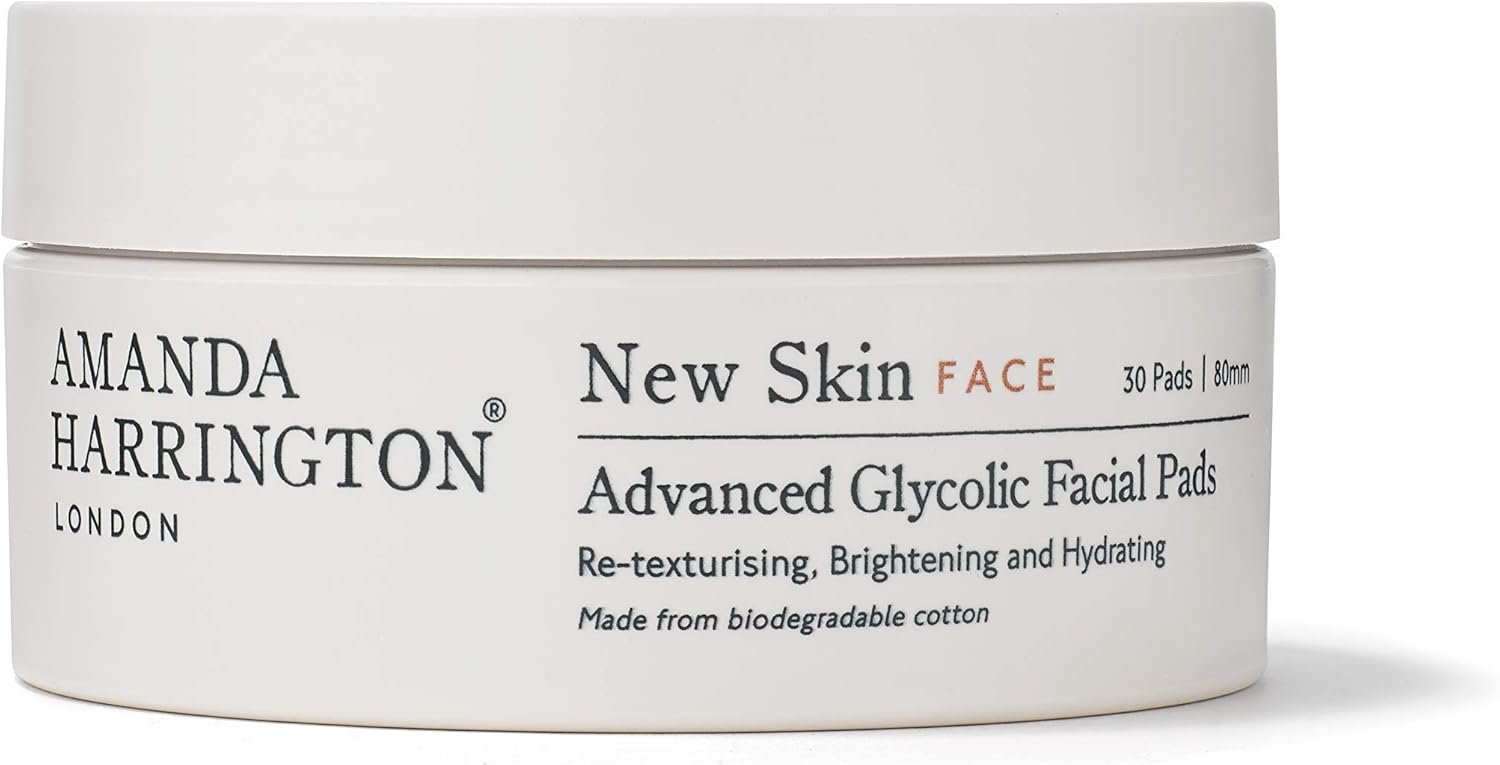 Amanda Harrington London New Skin Face Advance Glycolic Facial Pads