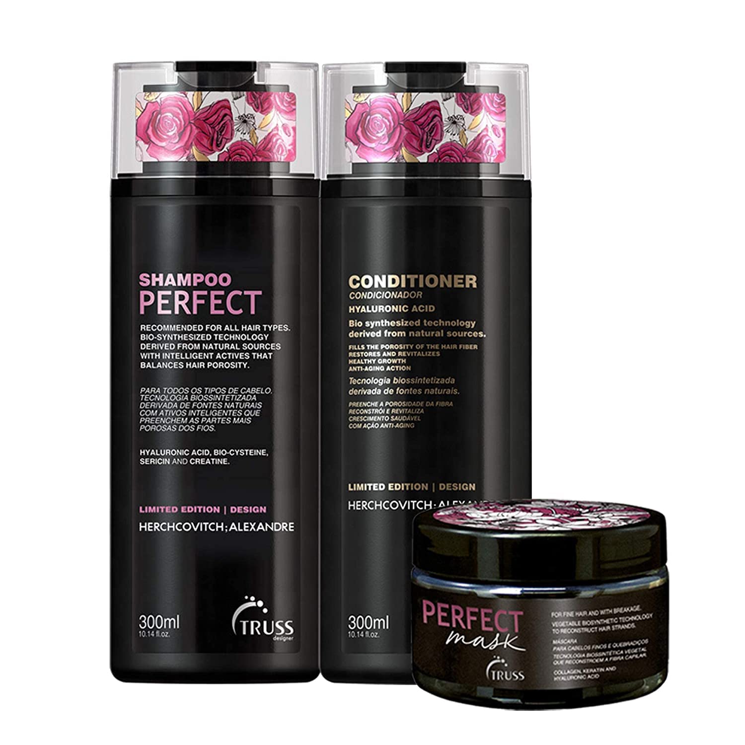 Truss Perfect Shampoo And Conditioner Set Bundle With Hair Mask