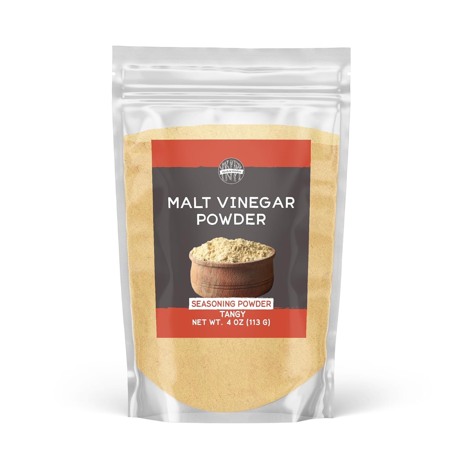 Birch & Meadow Malt Vinegar Powder, Tangy & Sweet Flavor, Dissolves Easily (4 Ounce)