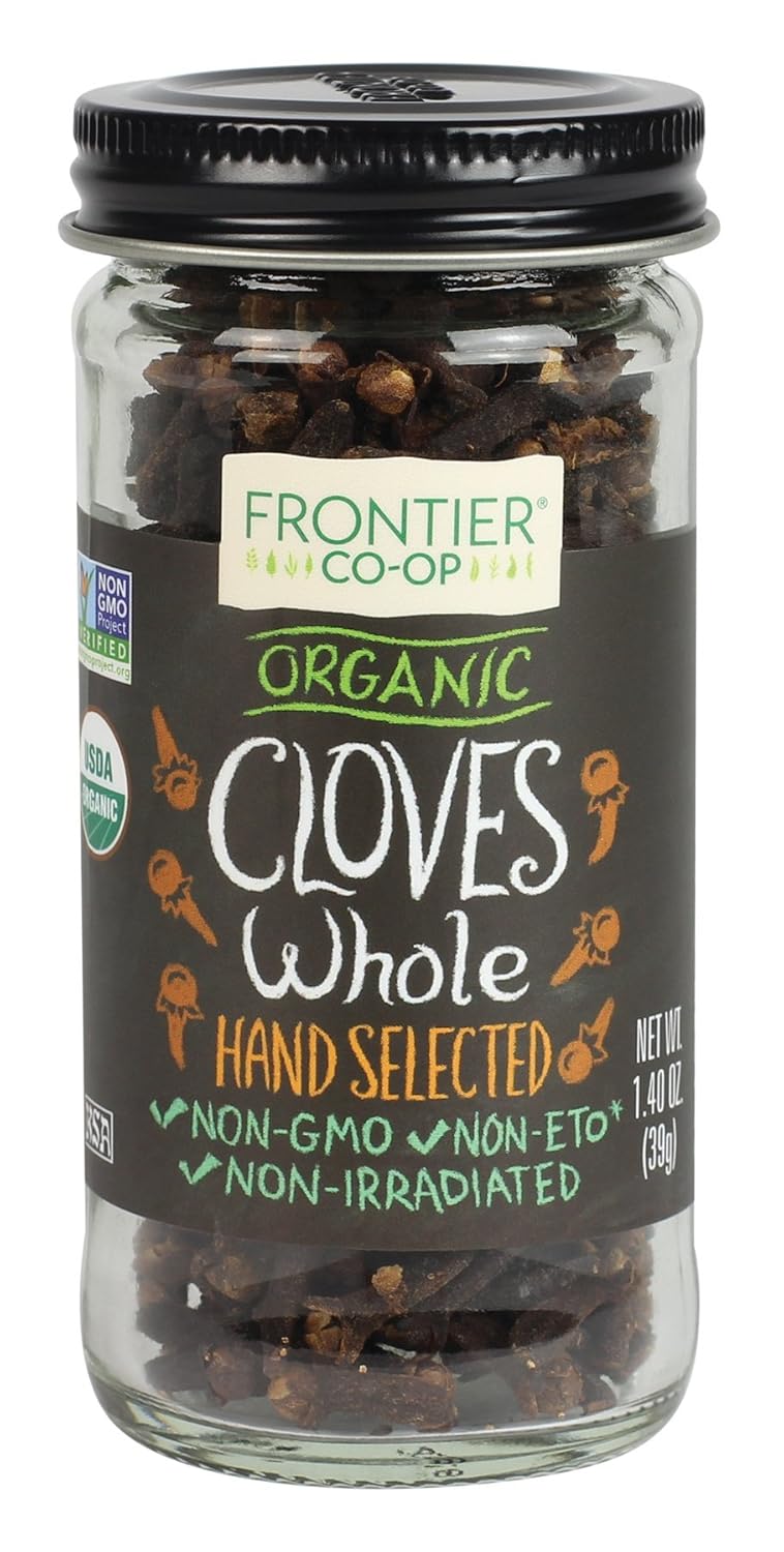 Frontier Whole Organic Cloves, 1.4 Ounce