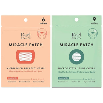 Rael Microcrystal Set - Microcrystal Dark Spot Cover (6 Count), Microcrystal Spot Cover (9 Count)