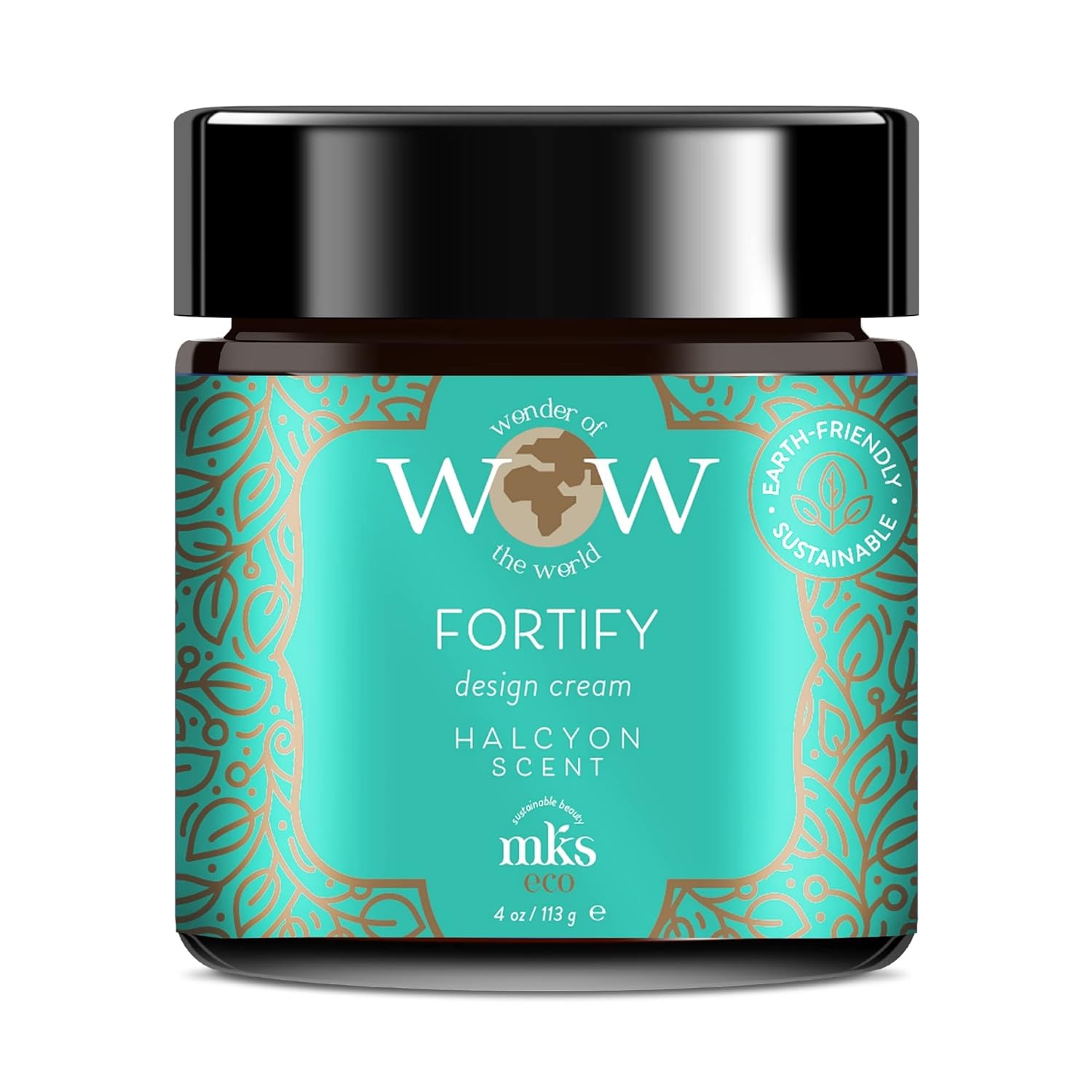 Mks Eco Wow Fortify Design Cream, Halcyon Scent - 4 Oz - Free From Silicones, Sulfate Cleansers, Parabens, Gluten, Mineral Oil & Petrolatum - Vegan, Cruelty Free