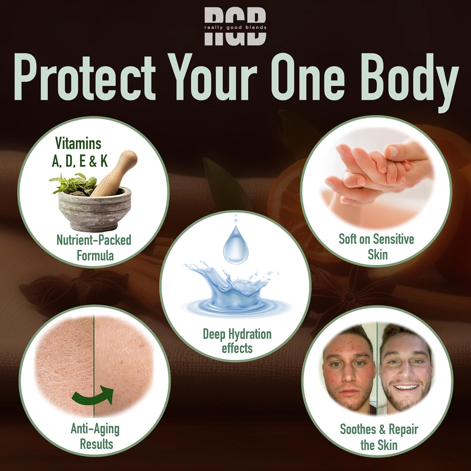 Really Good Blends - Tallow And Honey Balm, Organic Body Butter, Grass-Fed Beef Tallow For Skin, Soothing All-Natural Moisturizer For Body And Face | Made In Usa - 2 Oz (Tea Tree & Lavender) : Beauty & Personal Care