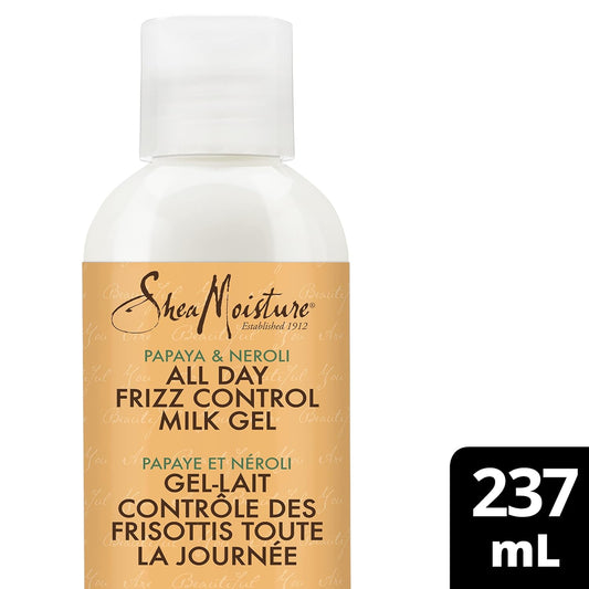 Sheamoisture Milk Gel For Wavy Curly Hair Papaya And Neroli Parabenfree Curl Gel Oz, 8 Ounce