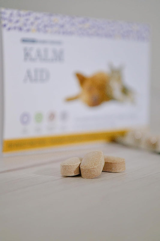 Swedencare UK KalmAid Tablets 30 Pack for Dogs and Cats, Calming Supplement,Packaging may vary?FP0003