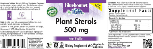 Bluebonnet Plant Sterols Supplement, Brown, 60 Count