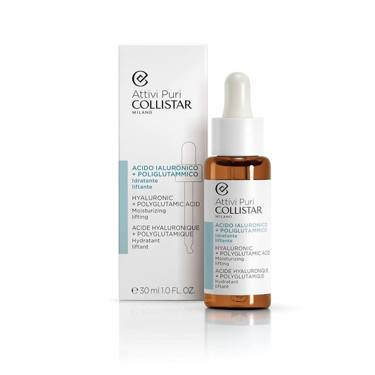 Collistar Acido Ialuronico + Poliglutammico, Trattamento In Gocce Idratante Liftante 30 Ml 1.0 Fl Oz, Made In Italy [Italian Import]