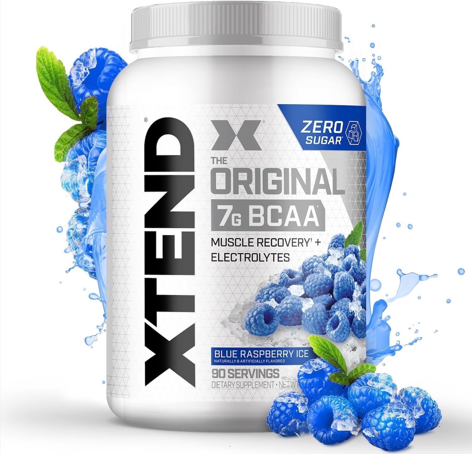 Scivation Xtend Original Bcaa, Blue Raspberry Ice, 90 Servings, 1260 Gm